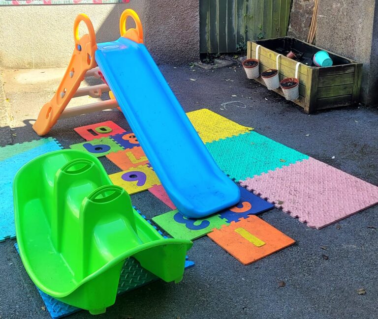 Outside playing area